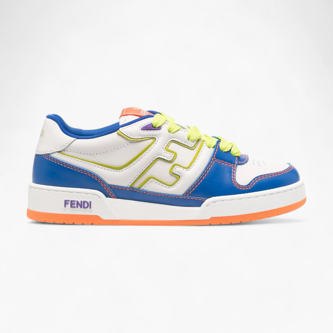 Fendi Match Leather Men's Sneakers