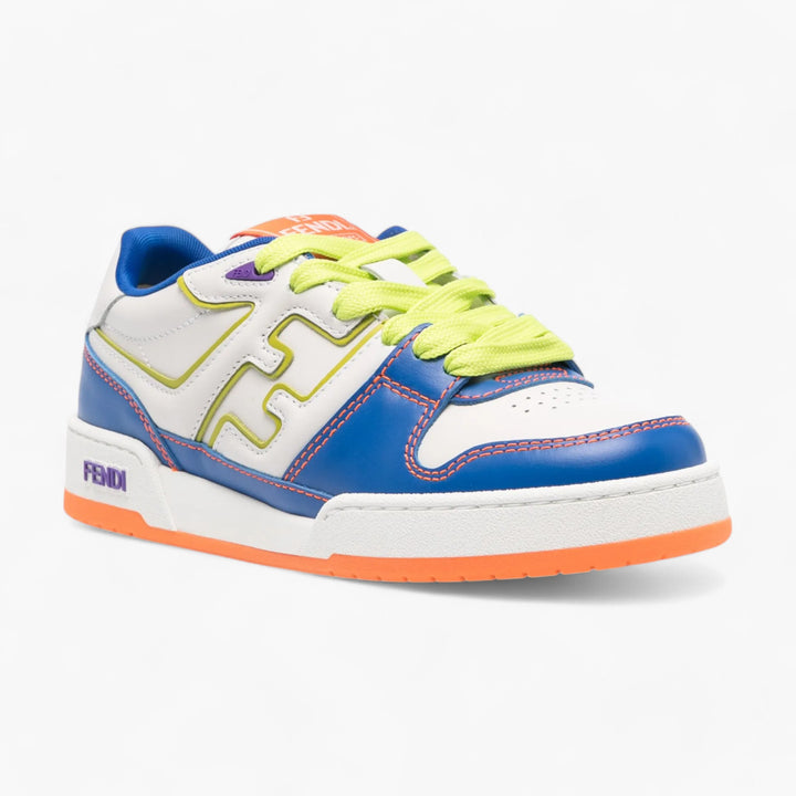 Fendi Match Leather Men's Sneakers