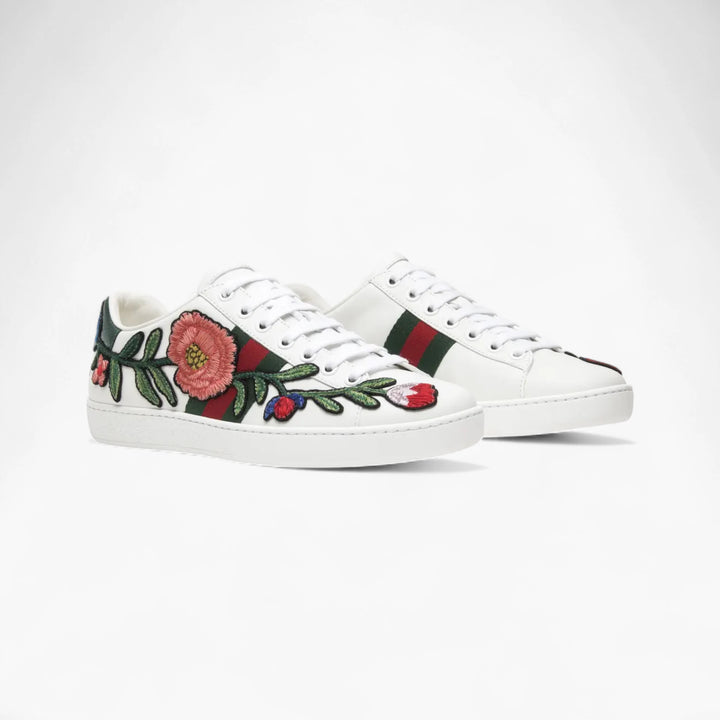Gucci Wmns Ace Embroidered 'Floral'