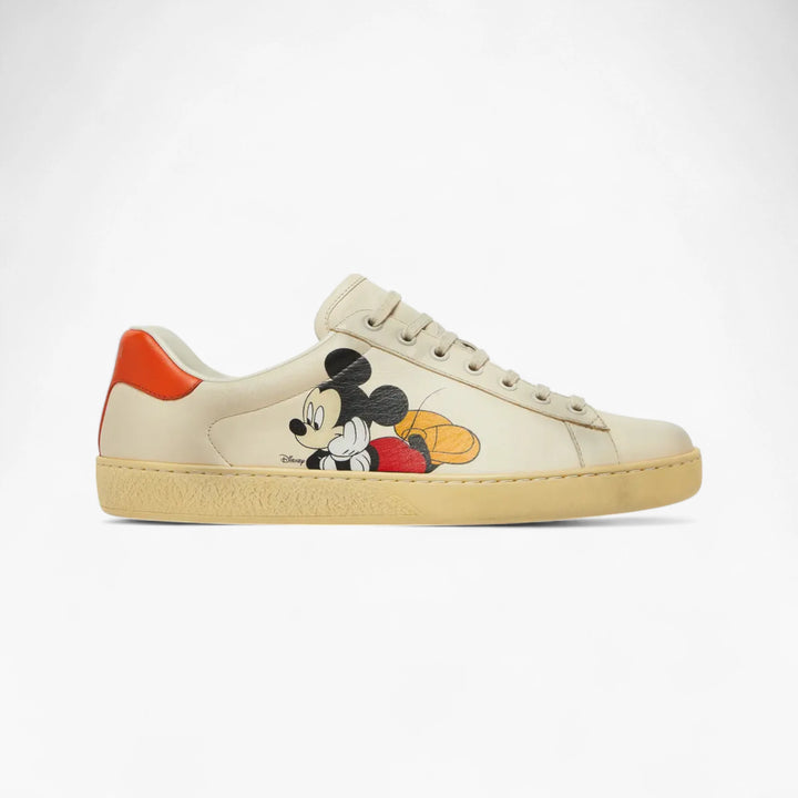 Gucci Disney x Ace Mickey Mouse Avorio Sneakers – Limited Edition