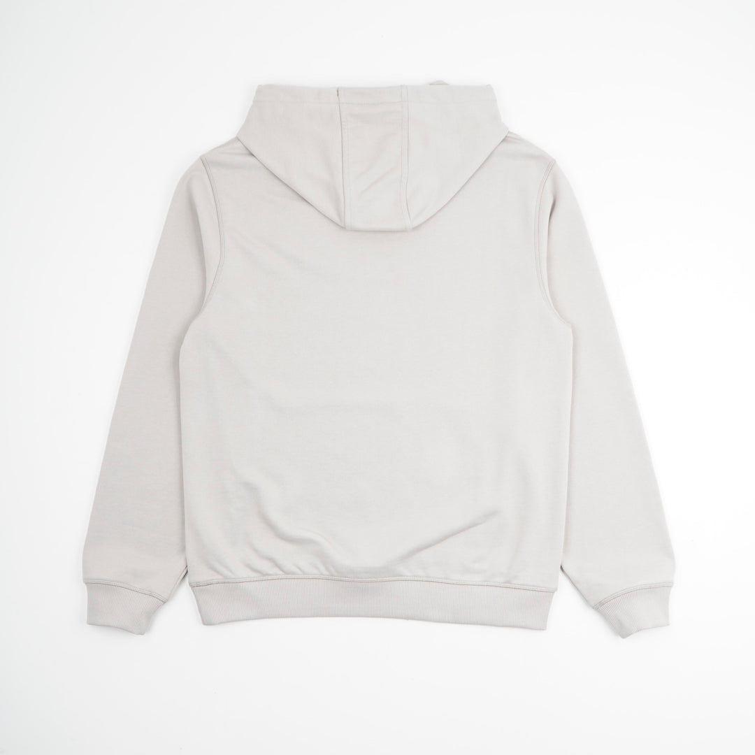 Felpa con cappuccio grigio-giallo da uomo Hugo Boss con tasca a marsupio