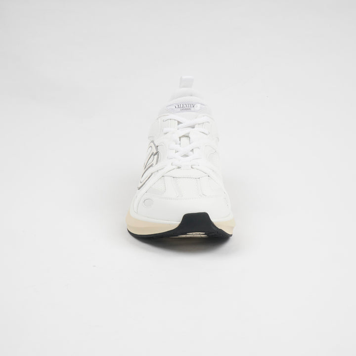 Valentino White Sneaker Low Top Vlogo Easyjog