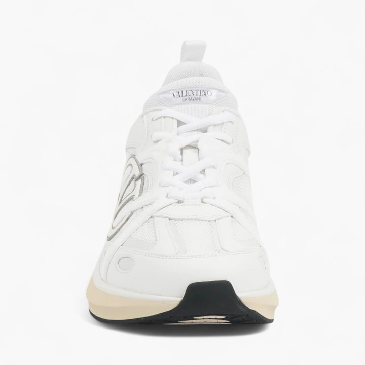 Valentino White Sneaker Low Top Vlogo Easyjog