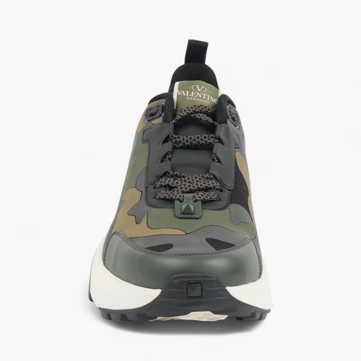 Valentino Black-Camouflage Sneakers