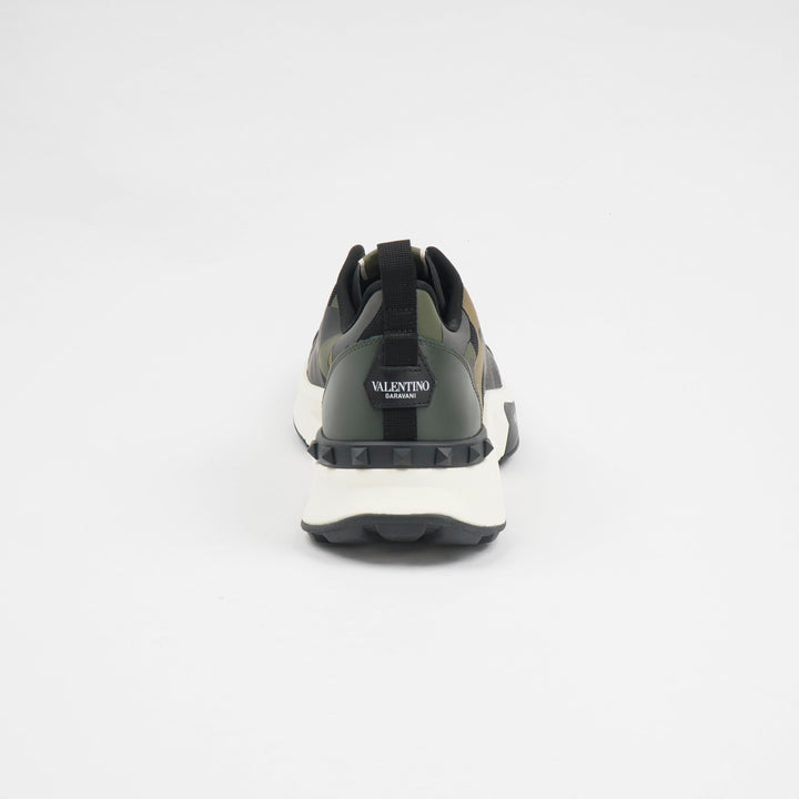 Valentino Black-Camouflage Sneakers