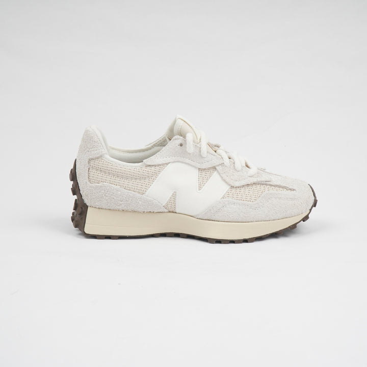 New Balance White Leather Sneakers