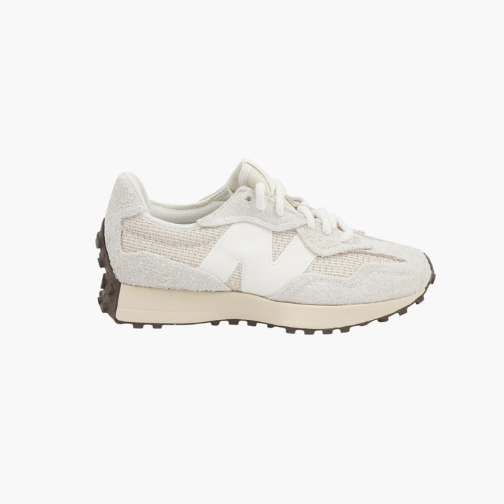New Balance White Leather Sneakers
