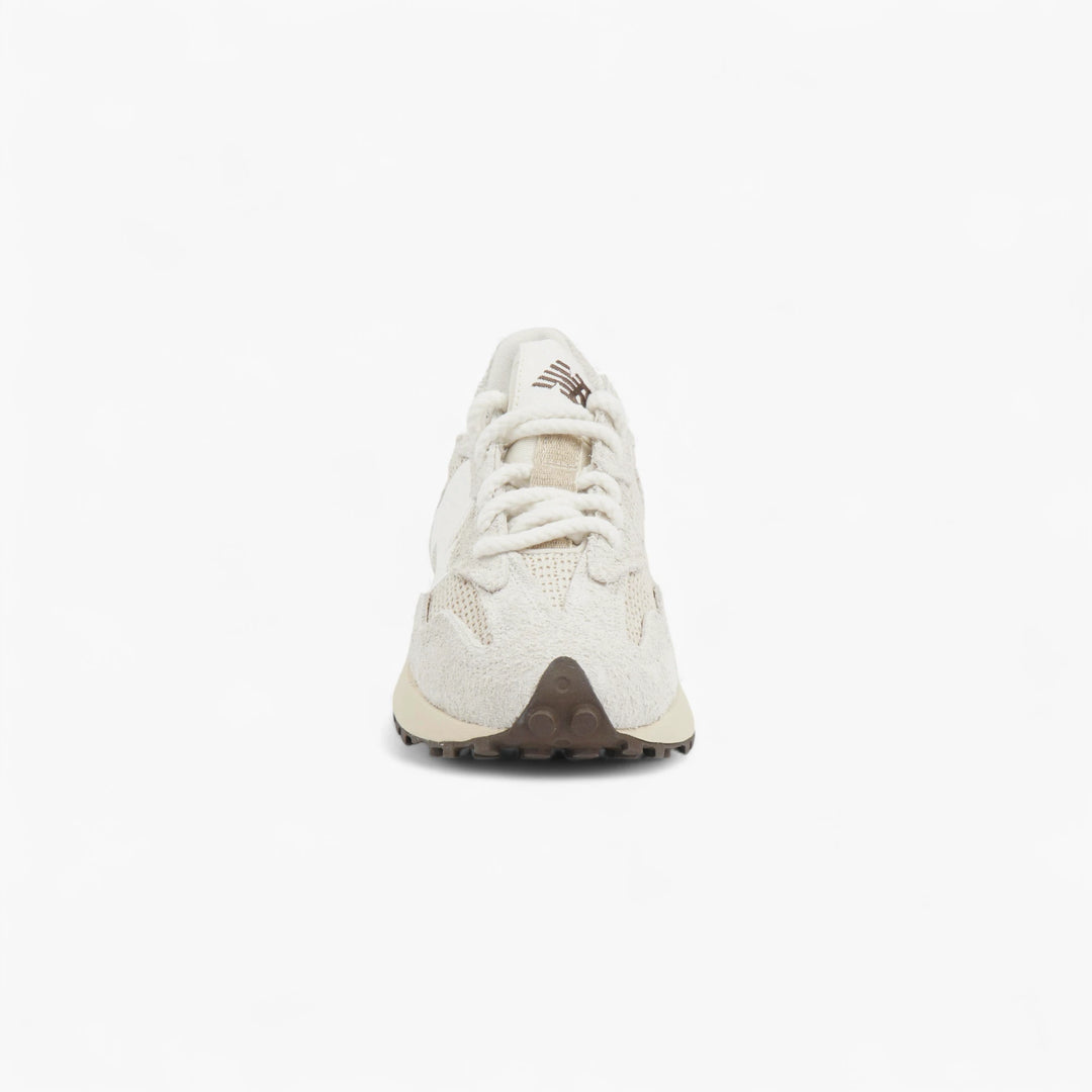 New Balance White Leather Sneakers