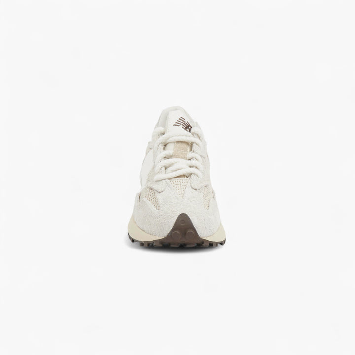 New Balance White Leather Sneakers