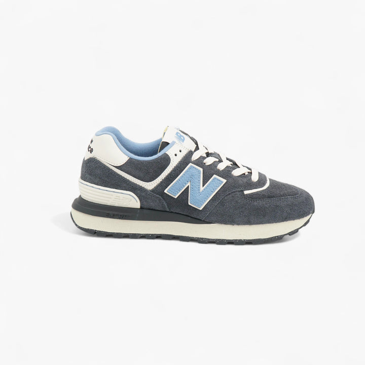 New Balance Navy-Ivory Sneakers Suede Mesh