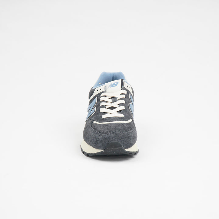 New Balance Navy-Ivory Sneakers Suede Mesh