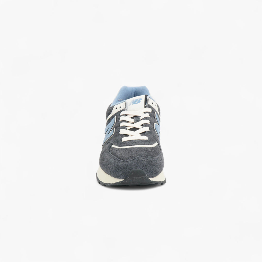 New Balance Navy-Ivory Sneakers Suede Mesh