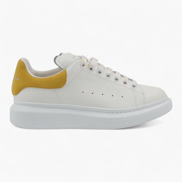 Alexander McQueen White-Yellow SneakersLuxurious Italian Craftsmanship