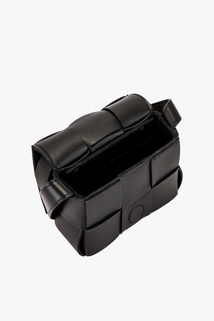 BOTTEGA VENETA CANDY CASSETTE MINI BAG BLACK