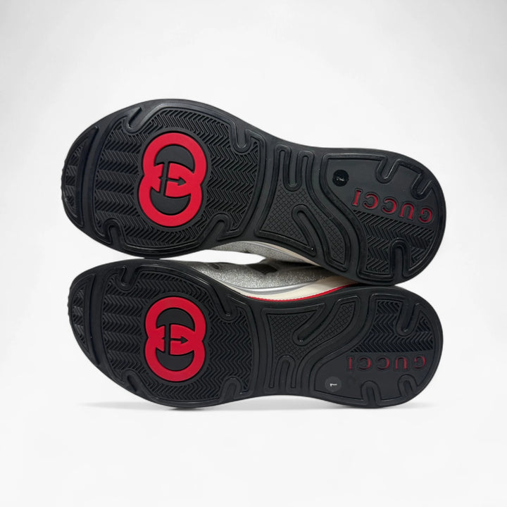 Gucci Silver Sparkling Ultrapace Sneakers