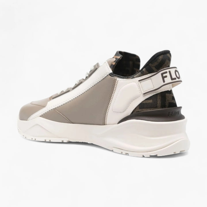 Fendi Flow Panelled Leather Men's Sneakers