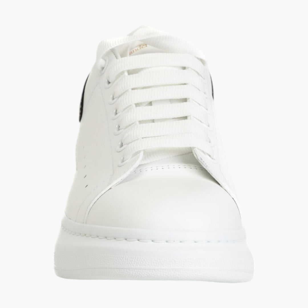 Alexander McQueen White Leather Sneakers with Oversized Sole