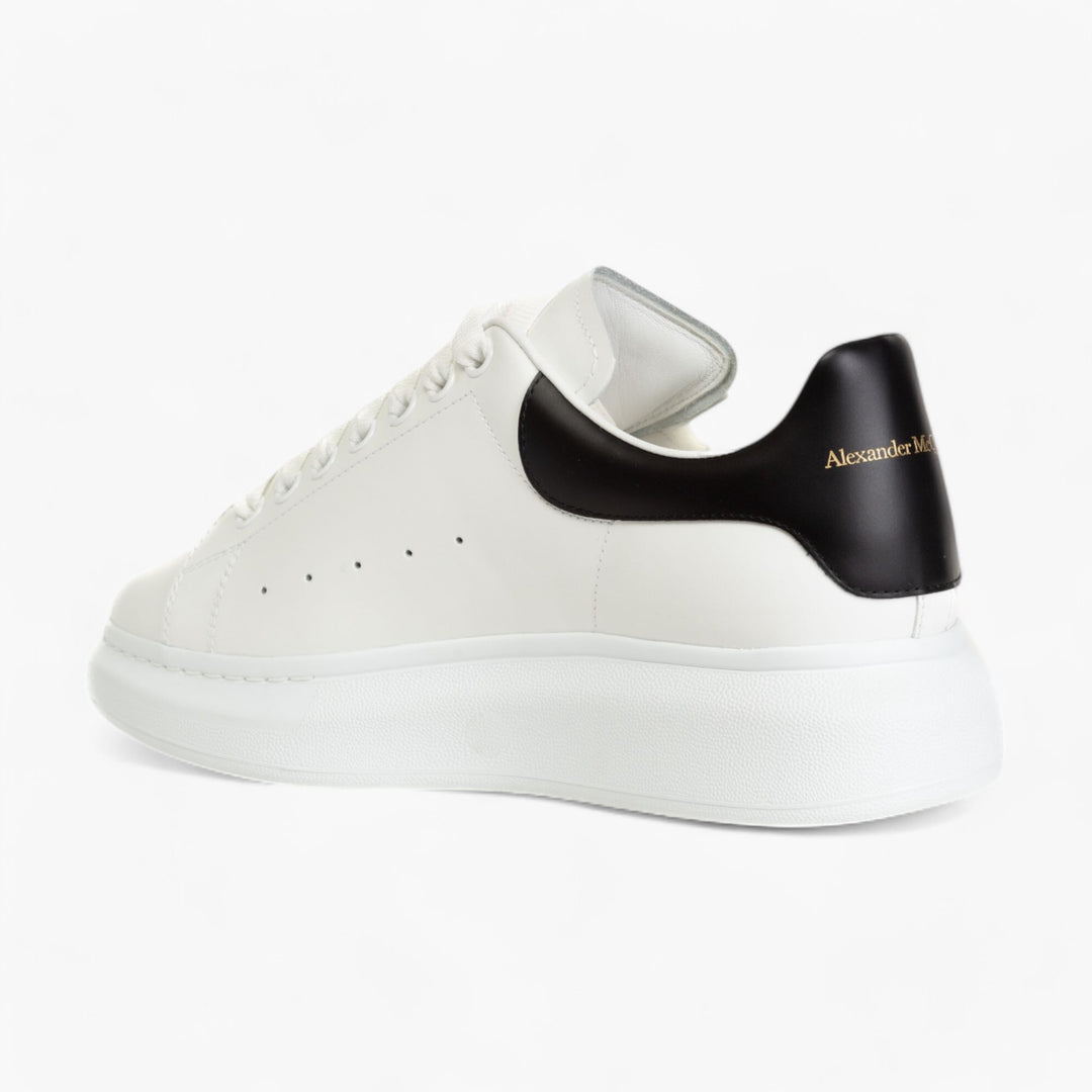 Alexander McQueen White Leather Sneakers with Oversized Sole