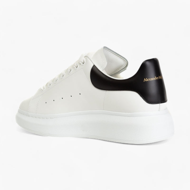 Alexander McQueen White Leather Sneakers with Oversized Sole