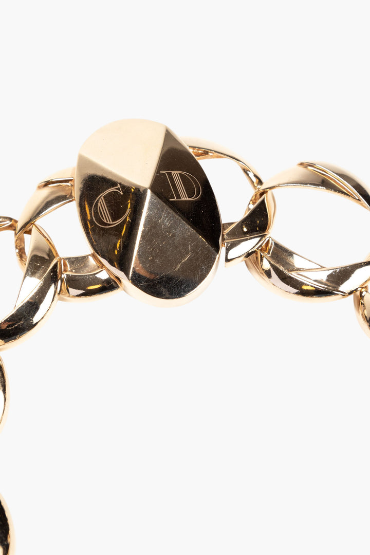 Dior Bijoux Golden Necklace - Luxurious Statement Piece from Italy