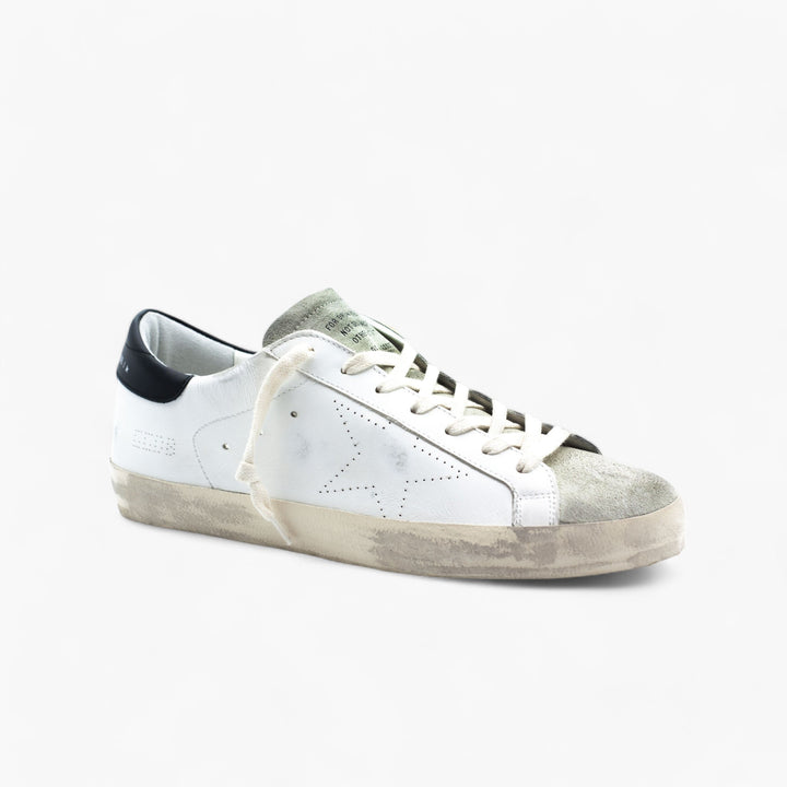 Golden Goose SuperStar Distressed White-Black (W)