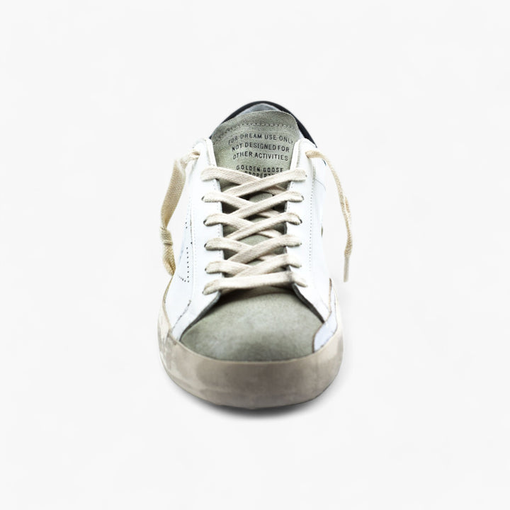 Golden Goose SuperStar Distressed White-Black (W)