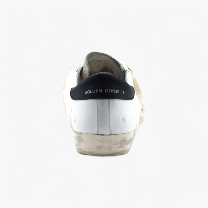 Golden Goose SuperStar Distressed White-Black (W)