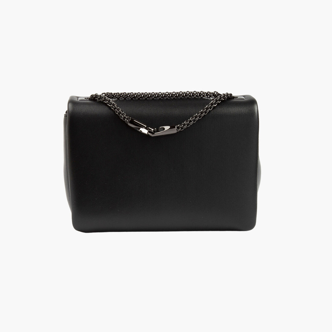 Valentino Bag Borsa a tracolla nera con tracolla a catena