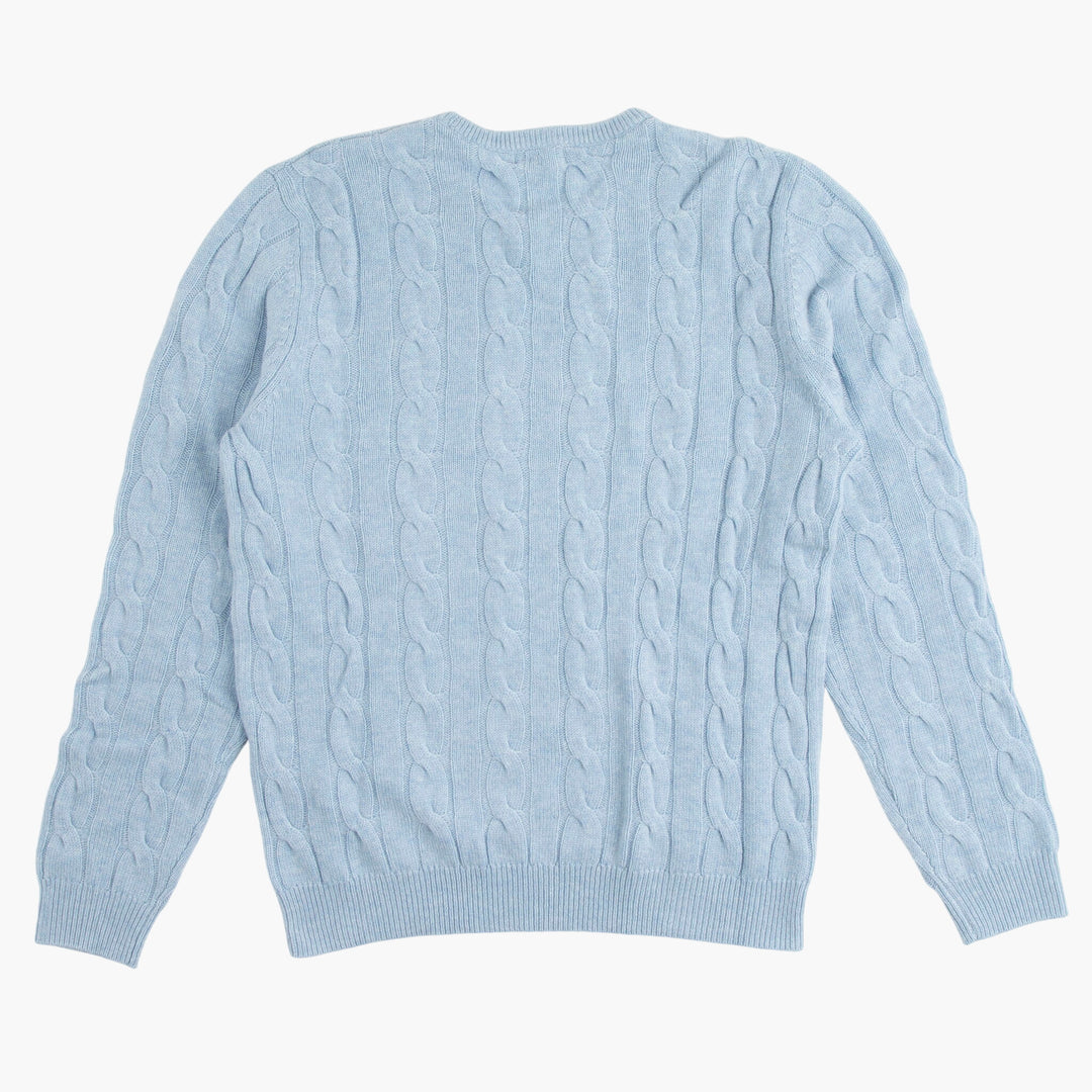 Malo Sweaters Blue Knit Design for Elegant Style