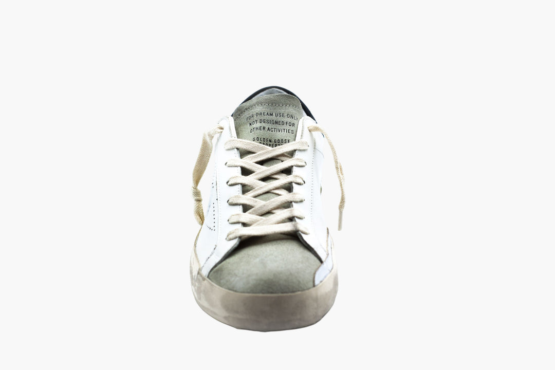 Golden Goose SuperStar Distressed White-Black (W)