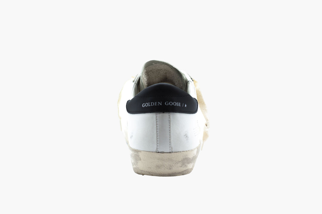 Golden Goose SuperStar Distressed White-Black (W)