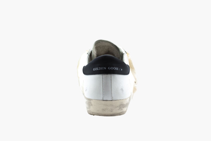 Golden Goose SuperStar Distressed White-Black (W)