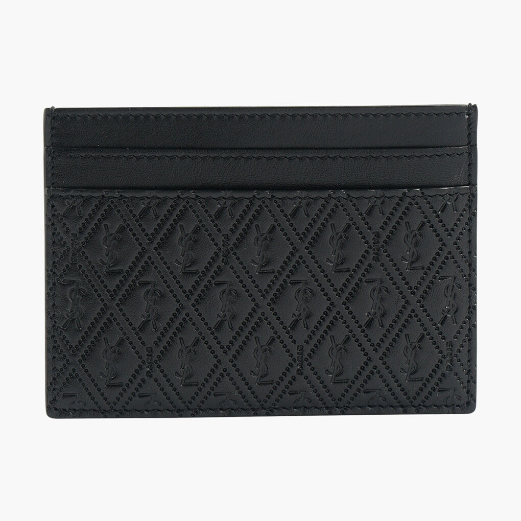 Saint Laurent Wallets Black with Iconic YSL Monogram