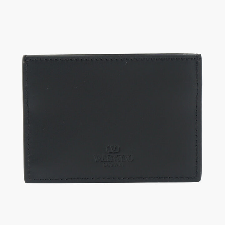 Valentino Black Wallet with VLTN Logo