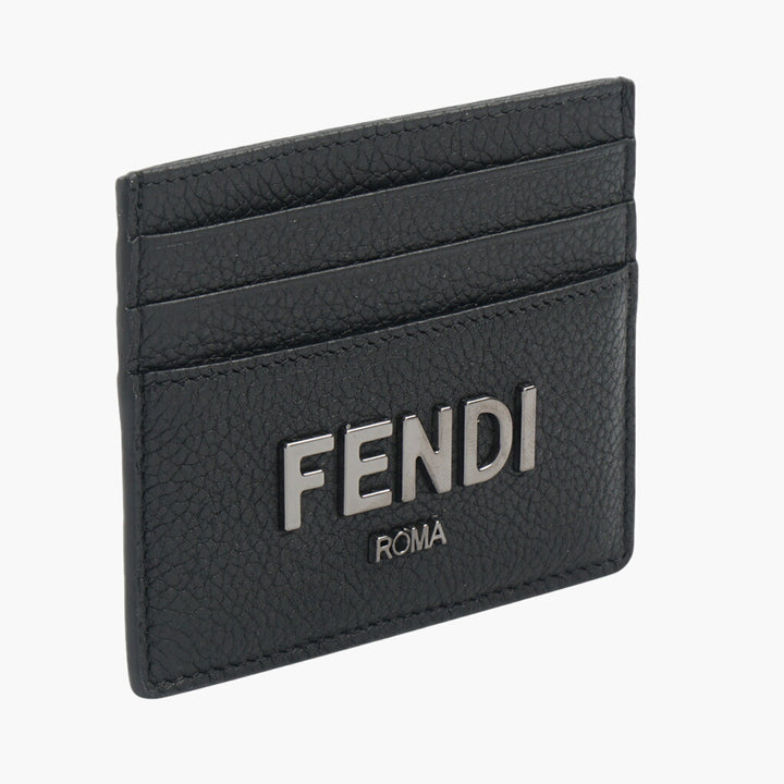 Fendi Portafogli Nero - Portafoglio in Pelle di Lusso con Logo in Rilievo