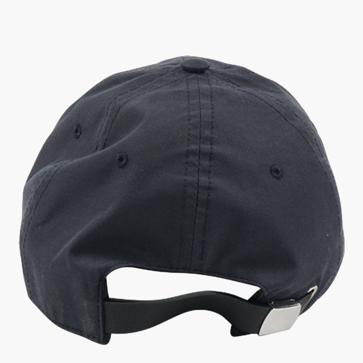 Cappello ricamato con logo rosso-blu Alexander McQueen, prodotto in Italia