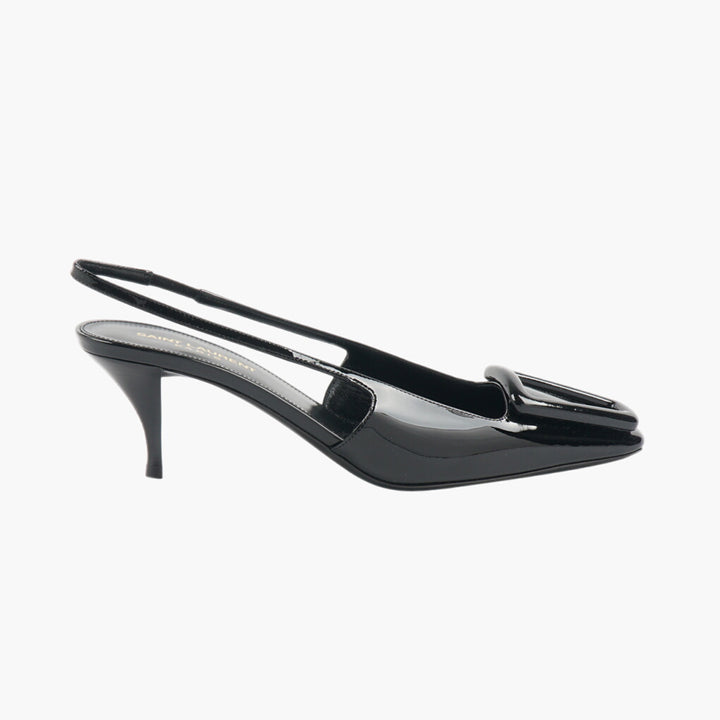 Saint Laurent Women's Slingback Black Heels