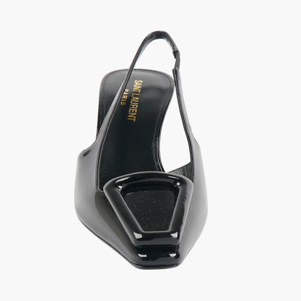 Saint Laurent Women's Slingback Black Heels