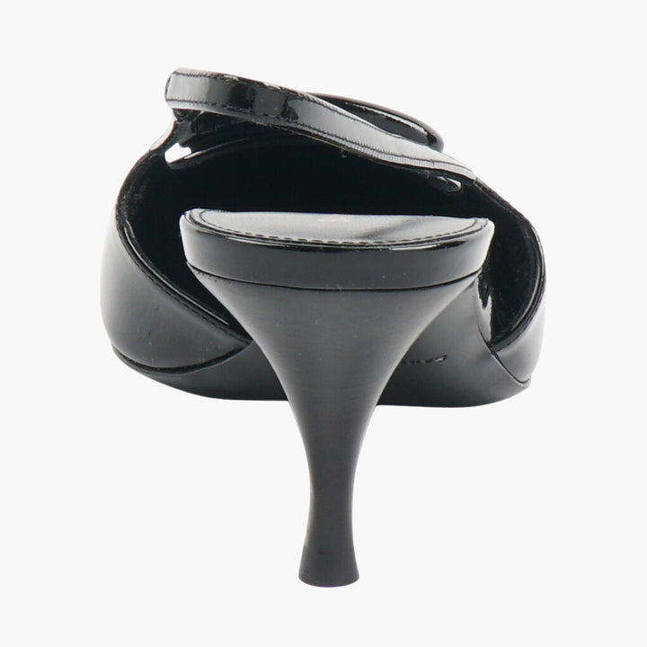 Saint Laurent Women's Slingback Black Heels