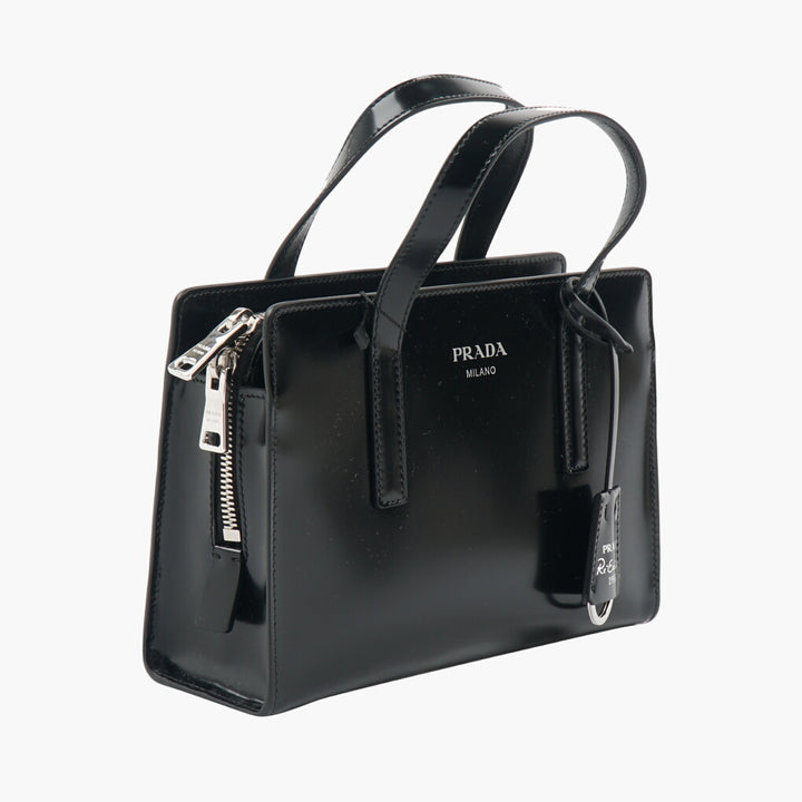 Prada Black Elegant Luxury Bag - Made in Italy