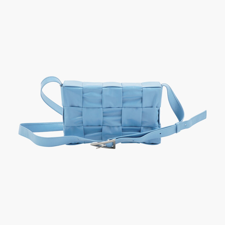 Borsa a mano blu Bottega Veneta - Elegante artigianato italiano