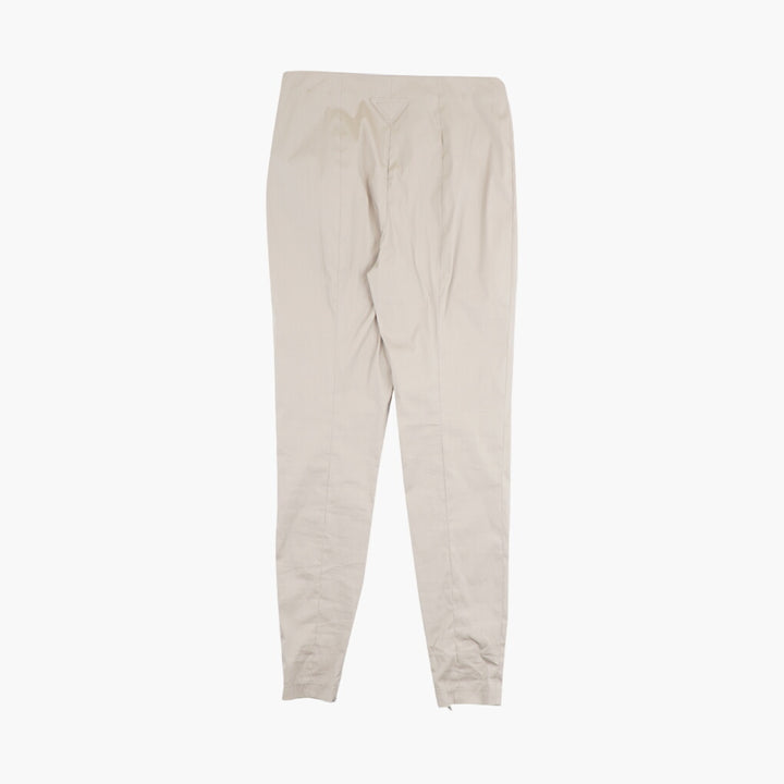 Prada Beige Trousers - High-Quality Italian-Made Fashion for Versatile Elegance