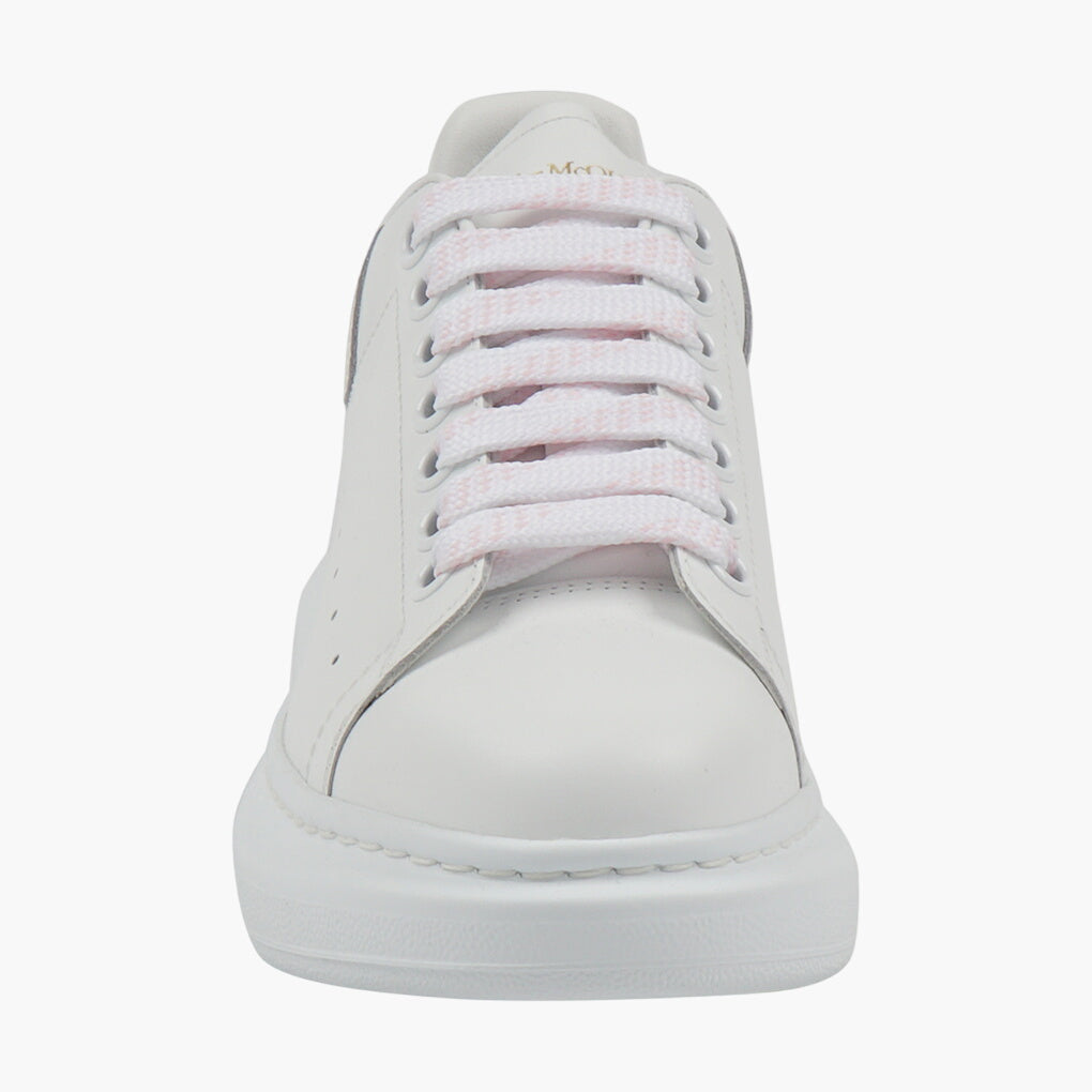 Sneakers in pelle bianca Alexander McQueen con suola esagerata
