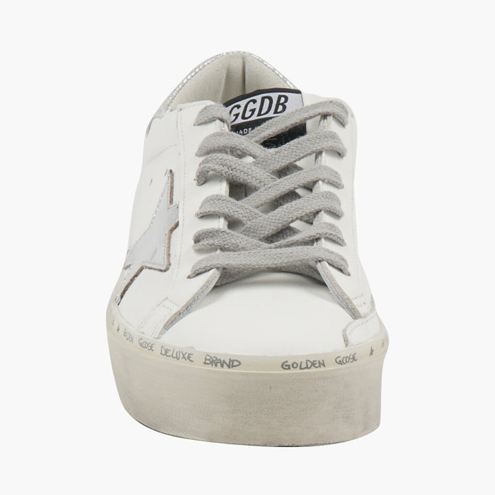 Golden Goose Hi Star 'White Silver' Sneakers (W)