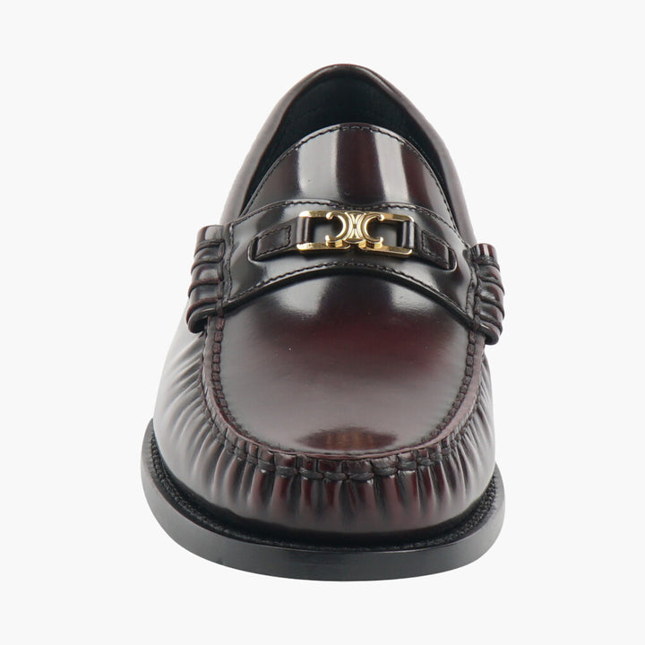 Céline Bordeaux Logo Men's Loafer