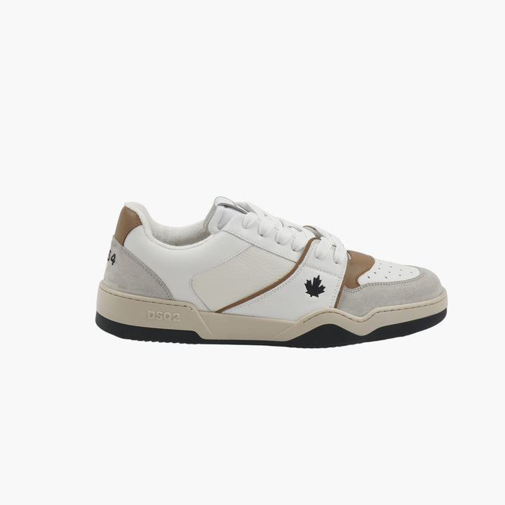 Sneakers basse con logo DSQUARED2 Beige