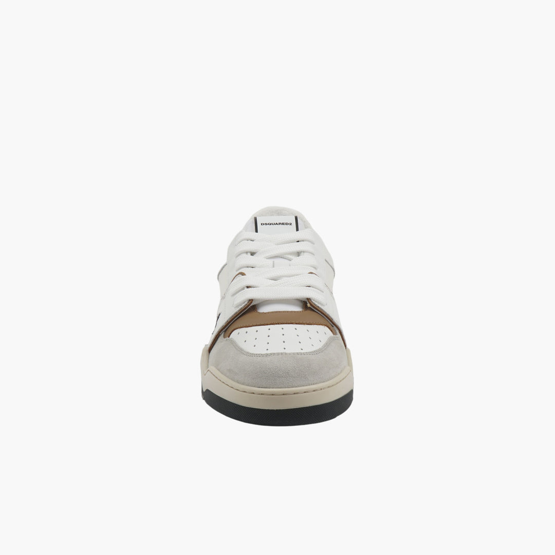 Sneakers basse con logo DSQUARED2 Beige