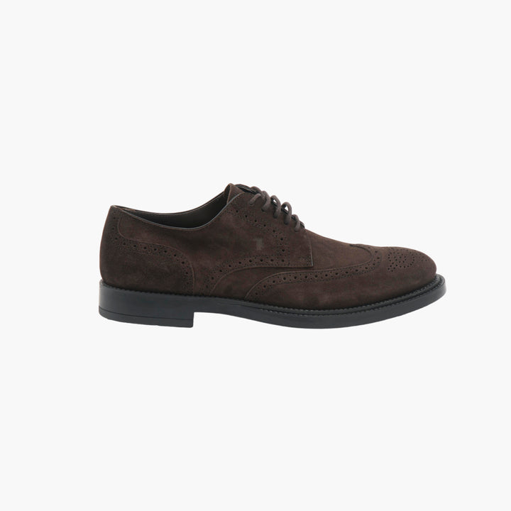 TOD'S Brown Suede Loafers