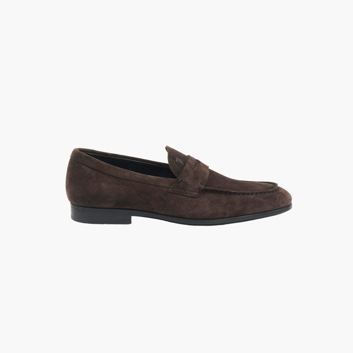 TOD'S Brown Suede Loafers