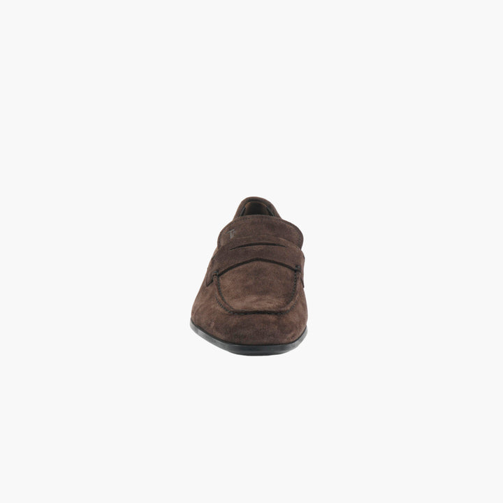 TOD'S Brown Suede Loafers